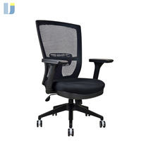 Chaise de bureau exécutive à dossier haut en maille au design moderne, siège en mousse PU, appui-tête ergonomique réglable, accoudoirs 4D, structure en acier