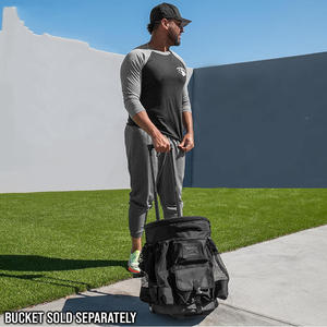 Bolsa de Equipamiento de Béisbol con Ruedas y Logotipo Personalizado, con Soporte para Múltiples Bates, Impermeable, de Poliéster, para Entrenamiento y Viajes - Product Image 4