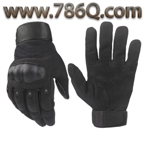 Guantes tácticos de goma dura para exteriores, guantes tácticos de dedo completo con pantalla táctil para ciclismo, motocicleta, caza y tiro - Product Image 1
