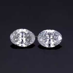Diamants synthétiques cultivés en laboratoire, certifiés IGI, 1,50 ct/pièce, HPHT CVD, blancs, de forme ovale, qualité VVS, taille excellente, en vrac, pour la fabrication de bagues - Product Image 4