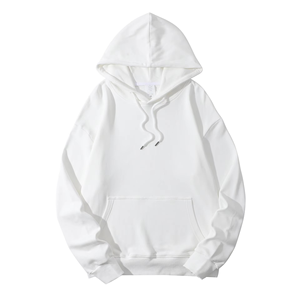 Hoodie Homme Oversize en Coton Épais Uni de Haute Qualité, Personnalisable avec Logo Imprimé, Vente en Gros à Prix Fabricant - Product Image 4
