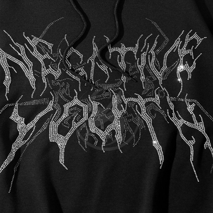 เสื้อฮู้ดดี้ผู้ชายผ้าคอตตอนผสมประดับเพชร รุ่นใหม่มาแรงสำหรับฤดูหนาว ขายดี รับผลิตแบบ OEM - Product Image 4