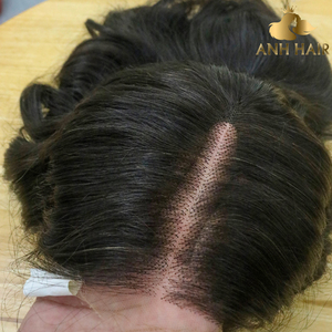Peluca de Cabello Humano Virgen con Ondas Suaves, Frontal de Encaje, Doble Trama, Vietnamita, Sin Pegamento, Encaje HD, Pre-Desplumada, Negro Natural - Product Image 5