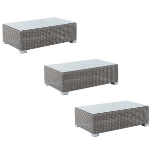 Mesa de centro al aire libre a prueba de agua mesa de centro con mimbre de ratán hecho a mano Buen Producto a precio al por mayor - Product Image 4