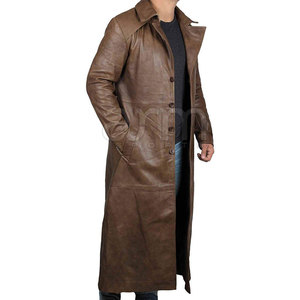 Abrigo de Cuero para Hombre, Diseño 2026, Personalizado, de Alta Calidad, Abrigo Largo de Invierno, Precio al por Mayor - Product Image 3