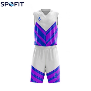 Tenue de basketball personnalisée, maillot et short en polyester respirant, uniforme d'équipe sublimé avec logo personnalisé - Product Image 6