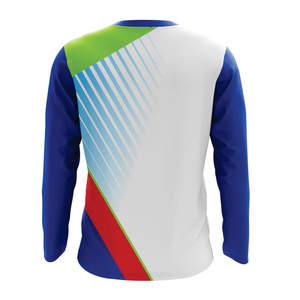 Camiseta de portero de fútbol sublimada personalizada, transpirable, de secado rápido, con logo personalizado, ropa de entrenamiento deportiva, camiseta de entrenamiento. - Product Image 5