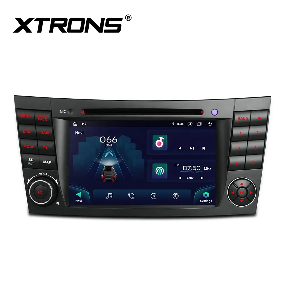 XTRONS 7 "2 DIN Android 12 autoradio per Mercedes Benz classe E W211 classe CLS W219 CarPlay Android Auto 4G LTE autoradio