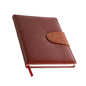 Carnet de notes A5 en cuir PU avec serrure, journal élégant pour le bureau, l'école, les affaires, les voyages, 200 pages - Product Image 3