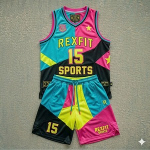 Custom Basketball Uniform Breathable Sleeveless Jersey and Shorts <b>Athletic</b> Set Football Jersey Slim Fit Soccer Uniform Set - Product Image 5