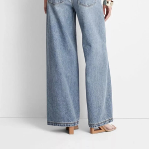 Jeans de Cintura Alta para Mujer, Pantalones Vaqueros Anchos de Estilo Vintage, Pantalones Casuales de Moda Urbana - Product Image 6