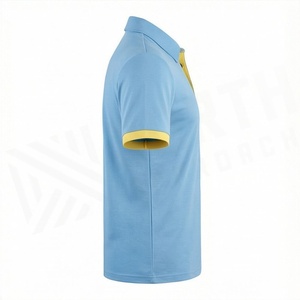 Tissu en jersey de coton respirant de haute qualité pour polos homme, vêtements de sport, grandes tailles, streetwear décontracté d'été, qualité personnalisée - Product Image 3