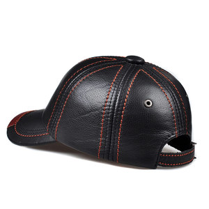 High Quality Classic Baseball Leather <b>Caps</b> With Custom Logo Wholesale Custom Logo Men And <b>Women</b> Leather <b>Cap</b> For Sale - Product Image 4