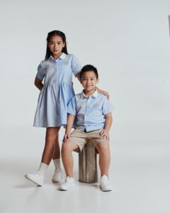 Vêtements pour enfants Ensembles de vêtements pour garçons Oxford 100% Coton Tissu rayé Haute Qualité 2 Pièces Chemise Et Pantalon Court-Jun Ensemble - Product Image 4