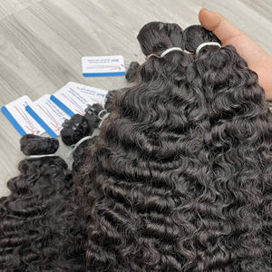 Nouvelles extensions de cheveux vierges super double tirées brutes vietnamiennes, cheveux bouclés birmans de luxe, prêts à être expédiés - Product Image 2