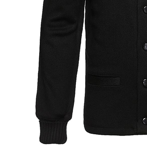 Cárdigan de Hombre 100% Algodón al por Mayor, de Alta Calidad con Diseño Moderno, Tejido de Punto, Decoración con Botones y Bordados para Invierno - Product Image 5