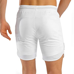 Hot Selling Men's Casual Shorts <b>Elastic</b> Waist Plain Dyed Breathable Cotton/Polyester Quick Dry Custom Design Shorts for Adult - Product Image 4
