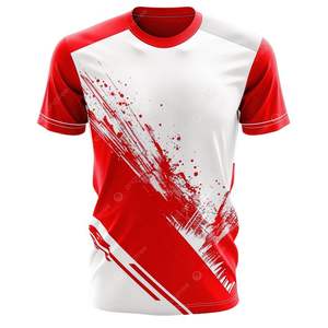 Camisetas deportivas de secado rápido con estampado por transferencia térmica, camisetas de fútbol de manga larga, ligeras, transpirables, de tela de malla. - Product Image 6