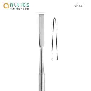 Cincel Quirúrgico Ortopédico Manual Premium de 4.3mm # Instrumento de Acero Inoxidable 524 para Implantes Dentales - Product Image 4