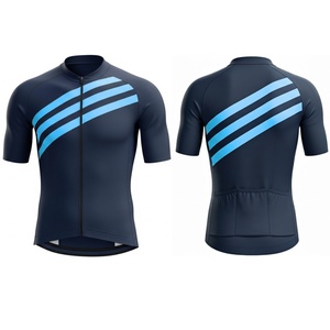 เสื้อจักรยานผู้ชายผ้าโพลีเอสเตอร์/สแปนเด็กซ์ 160 กรัม ระบายอากาศได้ดี ใส่สบาย พิมพ์ลายแบบรีดร้อน โลโก้สั่งทำได้ มีสินค้าพร้อมส่ง ขายส่ง - Product Image 3