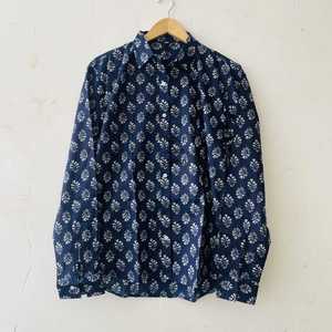 เสื้อเชิ้ตแขนยาวผ้าฝ้ายพิมพ์ลายดอกไม้สำหรับผู้หญิง ปกคอปกแบบพับได้ สไตล์ลำลองสำหรับงานปาร์ตี้ ติดกระดุม ผ้าป๊อปลินทอ ระบายอากาศได้ดี เหมาะสำหรับใส่ในฤดูร้อน - Product Image 1