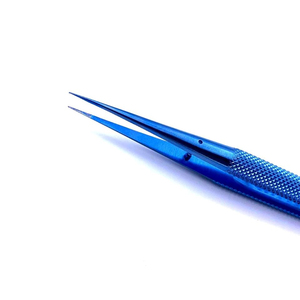 Forceps manuel en titane denté de 18 cm, instrument microchirurgical pour la chirurgie ORL, les soins oculaires et l'utilisation clinique - Product Image 3