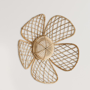 Rattan wall accessory cheapest cost children party decoration woven ornament crafted by hand - Product Image 2