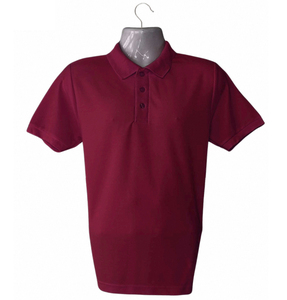 Polo Azul Rey para Hombre, Manga Corta, Color Sólido, Informal, de Algodón Piqué, Corte Regular, Diseño con Botones - Product Image 4