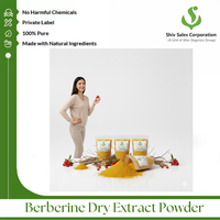 Poudre d'extrait sec de berbérine de source végétale pour la fabrication de produits d'exportation et le traitement industriel