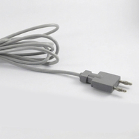 Pince à électrochirurgie monopolaire Potts Smith avec interrupteur manuel, pointe de 1,5 mm, cordon fixe de 3 mètres, réutilisable, en acier inoxydable, pour usage vétérinaire