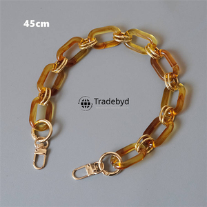 Cadena de resina, collar moderno y colorido hecho a mano, joyería de moda, accesorio ligero y elegante para mujeres y niñas Tradebyd - Product Image 4