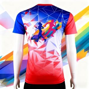 Camisetas Deportivas Personalizadas para Hombre con Impresión por Sublimación Completa, Servicio OEM, para Maratones, Eventos Deportivos, Secado Rápido, Malla Deportiva - Product Image 2