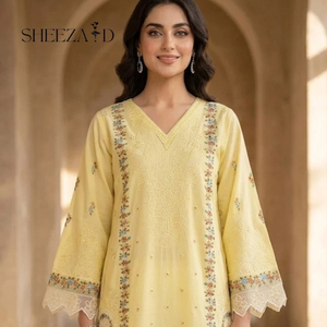Vêtements décontractés pakistanais Shalwar Kameez pour femmes, couleur personnalisée, Salwar Kameez pakistanais uni pour femmes - Product Image 3