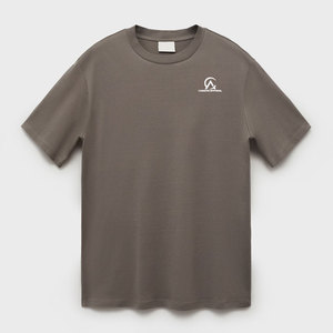 Vente directe d'usine, t-shirt homme simple à col rond, tissu léger, respirant et coupe confortable - Product Image 1