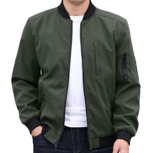 Chaqueta Bomber de Invierno, Diseño con Capucha, Cierre de Cremallera, Tejido de Lona con Patrón Sólido, Transpirable, Ecológica, con Protección Anti-UV - Product Image 5