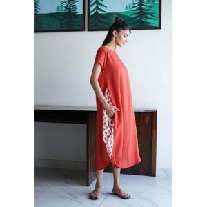 Vestido Informal con Nudos de Coral Fintastic - Product Image 2