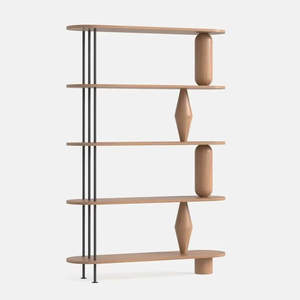 Estantería de Madera Maciza de Lujo para Sala de Estar, Portátil y Duradera, Tamaño Personalizable, Diseño Ecológico, Estante de Almacenamiento Resistente - Product Image 1