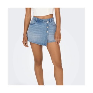New High Waist Sexy Shorts Skirts Multi-Pockets Cotton Casual Women Knitted Breathable Waterproof Eco-Friendly Ruffles Washed - Product Image 3