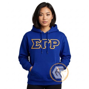 TREZOROS GRIEGOS Sudadera Casual Personalizada de Algodón y Felpa para Mujer Sigma Gamma Rho, Bordada, Lisa, Ecológica y Transpirable - Product Image 2