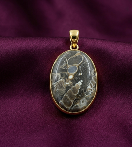 <b>Top</b> Quality Turlite Stone Pendant 925 Sterling Silver <b>Rose</b> Gold Yellow Gold Plated Oval Handmade Statement Jewelry Gift for Her - Product Image 4