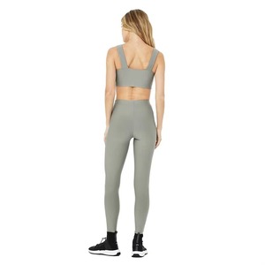 Ensemble 2 pièces OEM pour femme, rayé, respirant, taille haute, effet push-up, pour le sport, le fitness et le yoga - Product Image 1