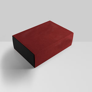 Boîte cadeau noire de luxe personnalisée, boîte d'emballage haut de gamme pour bijoux, emballage cosmétique, échantillon gratuit - Product Image 3