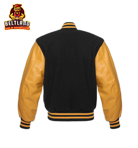 Men's Custom Varsity Jacket Premium Quality Wool and Leather Sleeves Customize with your own logo and brand - Product Image 2