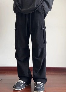 Pantalones Cargo de Lona para Hombre, Modernos, 100% Algodón, Cintura Alta, Casuales, Ecológicos, Máxima Comodidad, Estilo para Cualquier Ocasión, Ropa Urbana - Product Image 5