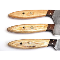 Couteau à découper en acier Damas forgé à la main, très vendu, avec manche en bois, couteau de chef de cuisine, outil de découpe de viande et de légumes