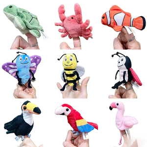 Marionetas <span class=keywords><strong>de</strong></span> Dedo <span class=keywords><strong>de</strong></span> Peluche <span class=keywords><strong>de</strong></span> Fábrica: Pájaros y <span class=keywords><strong>Animales</strong></span> <span class=keywords><strong>Marinos</strong></span>, Adorables Marionetas <span class=keywords><strong>de</strong></span> Peluche Suaves para Niños, Suministros Educativos para la Infancia - Product Image 1