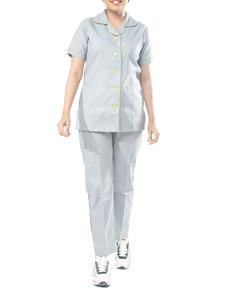 Nuevos Uniformes Médicos Unisex de Venta Caliente, Conjuntos de Scrubs de Jersey y Spandex, Traje de Scrubs para Uso Hospitalario en Verano - Product Image 6