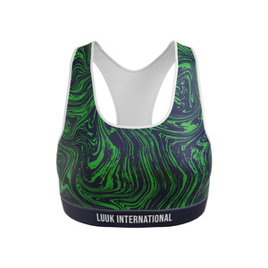 Custom Printed Sublimated Sports Bra Women's Performance Fitness Bra for Yoga Gym <b>Running</b> Training Sportswear - Product Image 4