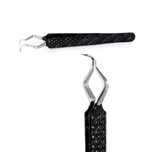 Nouvelle demande d'extension d'isolation pince à épiler pince à cils pour longues sessions pointes minces droites pince à épiler - Product Image 2