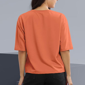 เสื้อผู้หญิงรุ่นใหม่ น้ำหนักเบา นุ่ม สบาย ระบายอากาศดี ขายดี คุณภาพสูง สวมใส่สบายๆ พิมพ์โลโก้ตามสั่ง - Product Image 2